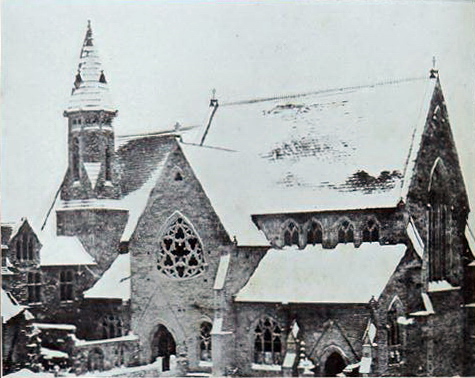 Hansom church, new in 1856